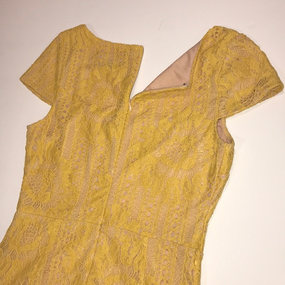 LULUS Marigold Lace Cap Sleeve Dress sz Small - Picture 6 of 8